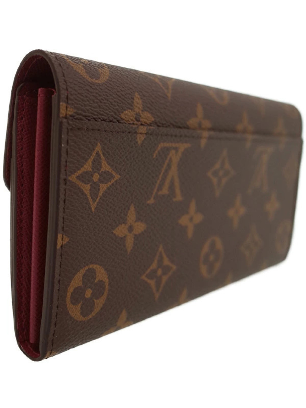 Louis Vuitton Bi Monogram fold Long Sarah Wallet Portefeuille Brown
